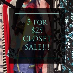 ☘5 for $25 SALE☘